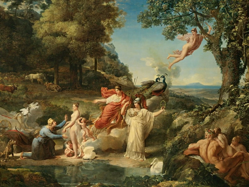 1760-Guillaume Guillon Lethière - Il giudizio di Paride